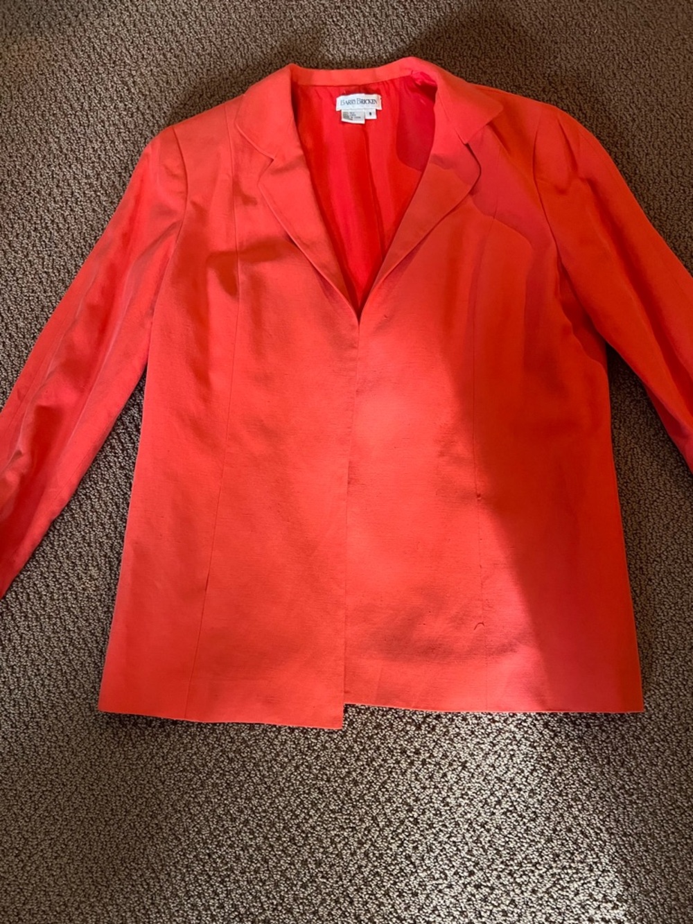 Barry Bricken Bright Coral Women’s Blazer